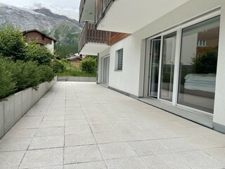 Terrace on the east side