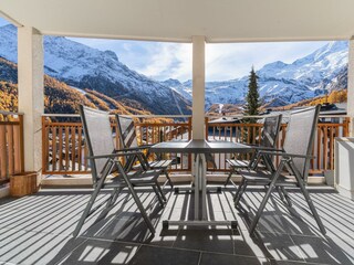 Blick auf den Balkon