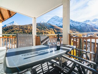 Blick auf den Balkon