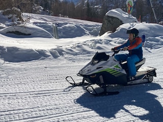 Schneemobil Saas-Almagell