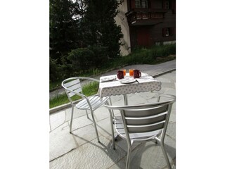 Frühstück an der Sonne