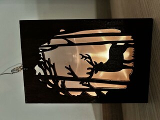 Dekoration mit Kerzenlicht