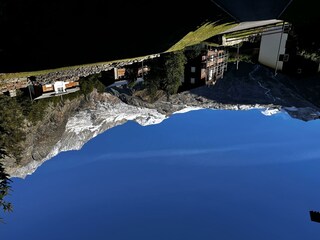 Blick von der Terrasse des Studios