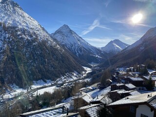 Balkonblick ins Saas Tal