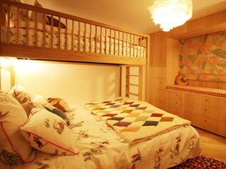 swiss ski chalet saas fee bunks