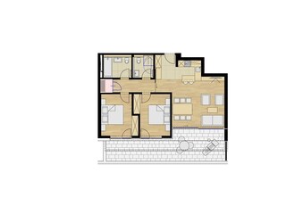 Bergzauber_Grundriss App. Mottakopf u. Zimba