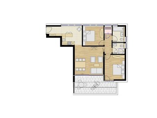 Grundriss App. Scesaplana u. Mittagsspitze
