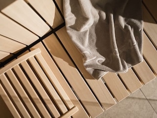 Textil Sauna Detail