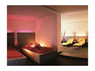 Ruhebereich mit Wasserbetten