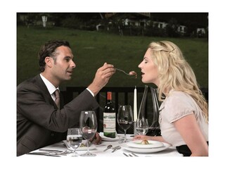 Abendessen auf der Terrasse