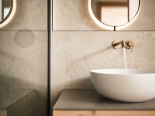 Deluxe Juniorsuite Habicht Badezimmer Detail