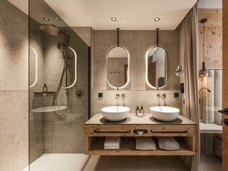 Deluxe Juniorsuite Habicht Badezimmer