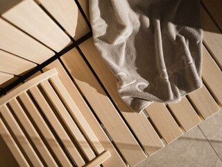 Textil Sauna Detail