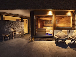 Finnische Aussensauna