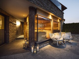 Finnische Aussensauna