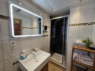 Badezimmer mit Wellness Dusch-Panelle