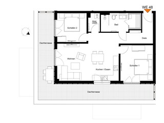 Ferienwohnung Tossens Grundriss 10