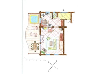 Chalet Ruhpolding Grondplan 13