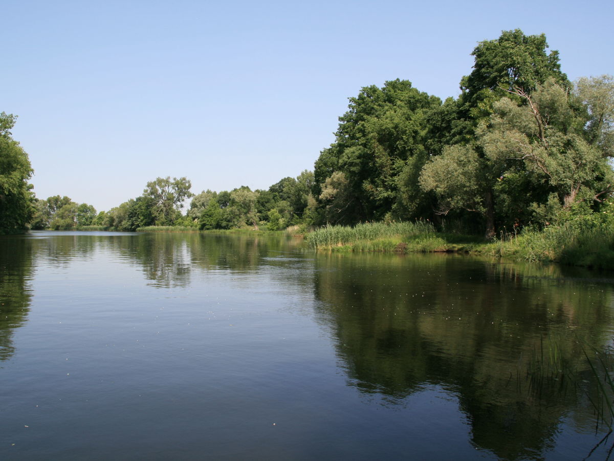 Havel - direkter Blick vom Grundstück