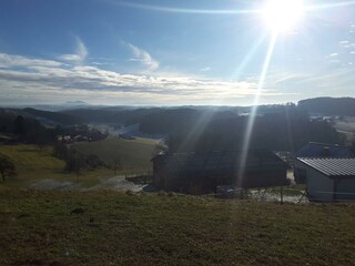 30. Dezember Blick zum Gleichenberger Kogel