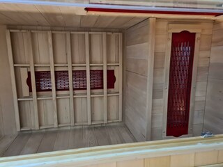 Infrarotkabine mit 4 Heizstrahlern