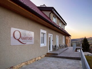 Aussenansicht Terrasse Trautes Quartier