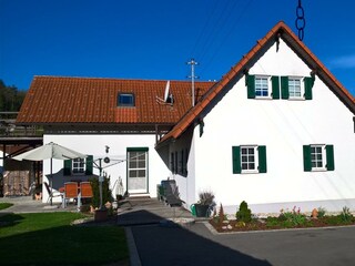 Ferienhaus Am Bach von vorne