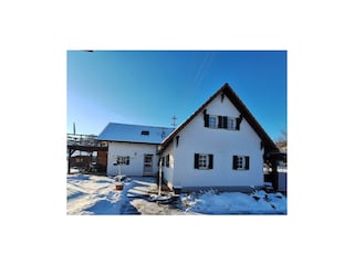 Ferienhaus im Winter