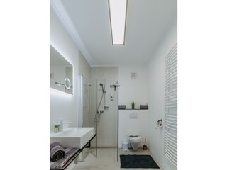 Bad mit Dusche und Toilette Wohnung Elisa
