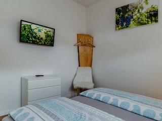 Schlafzimmer Blick vom Bett Wohnung Marlena