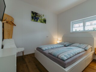 Blick ins Schlafzimmer Wohnung Marlena