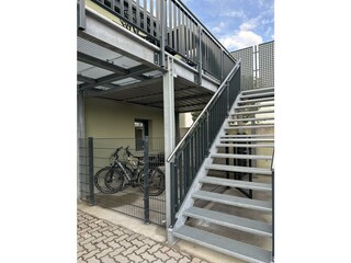 Außentreppe zu weiteren Ferienwohnungen