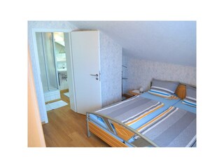 Ferienwohnung Schlafzimmer mit DU/WC