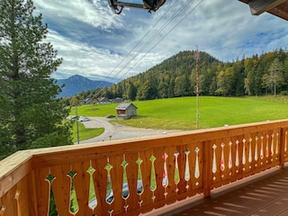 Pension Trisselwand, Grundlsee, Balkon Aussicht
