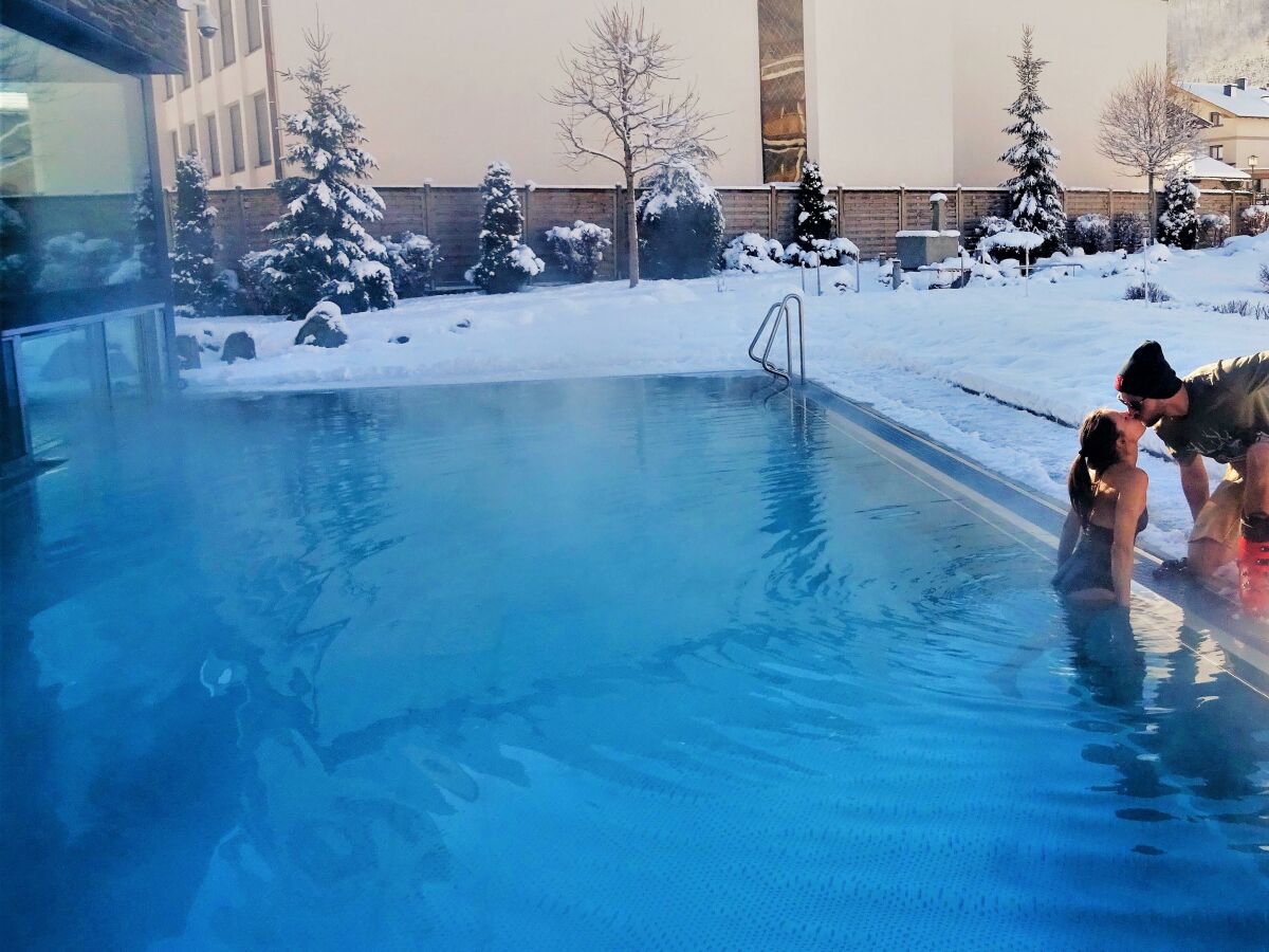 Außenpool Winter