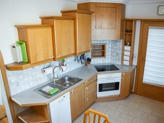 Ferienwohnung Nussbaumblick Küche Küchenzeile