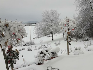 Landhausgarten im Winter