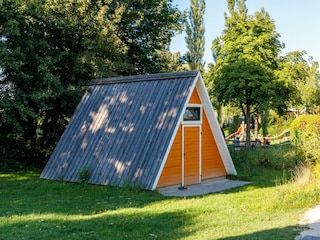 Zelt aus Holz