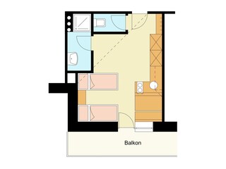 Zimmerplan Panorama Studio