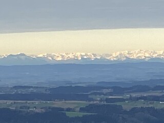 Panoramablick zu den Alpen