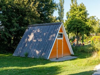 Zelt aus Holz