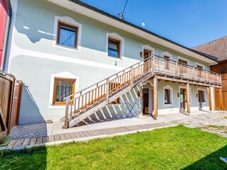 Innenhof der Frühstückspension