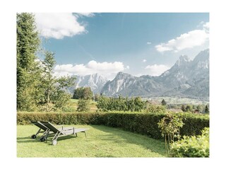 Ausblick auf die Gesäuseberge