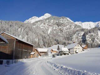 Ansicht Hof Wolfbauer Winter