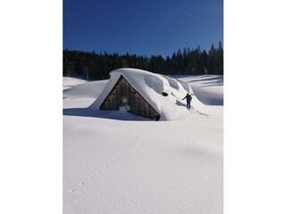 Huberalm im Winter