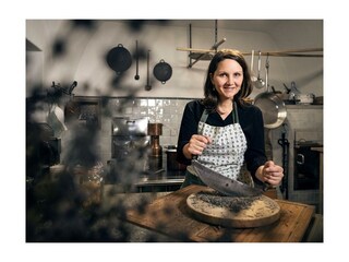 Ihre Gastgeberin Claudia Pechhacker