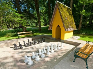 Schachbrett im Schlosspark