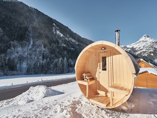 Entspannung nach der Skitour im Nationalpark