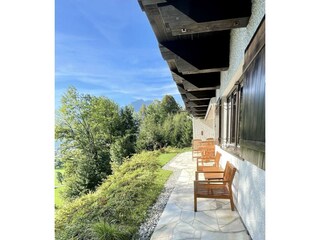Terrasse mit Blickrichtung Südwest