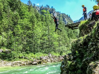 Wassel?loch sprung Salza Fluss Wildalpen